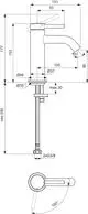 Waschbeckenarmatur mit einheblichem Bedienhebel, klare Linienführung, aus Chrom. Ideal Standard Produkt, geeignet für moderne Badezimmergestaltung.